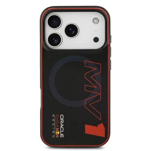 Red Bull Racing Red Bull Racing iPhone 17 Pro/iPhone 18 Pro Coque arrière MagSafe Double couche Motif MV1 vertical - Bleu marine