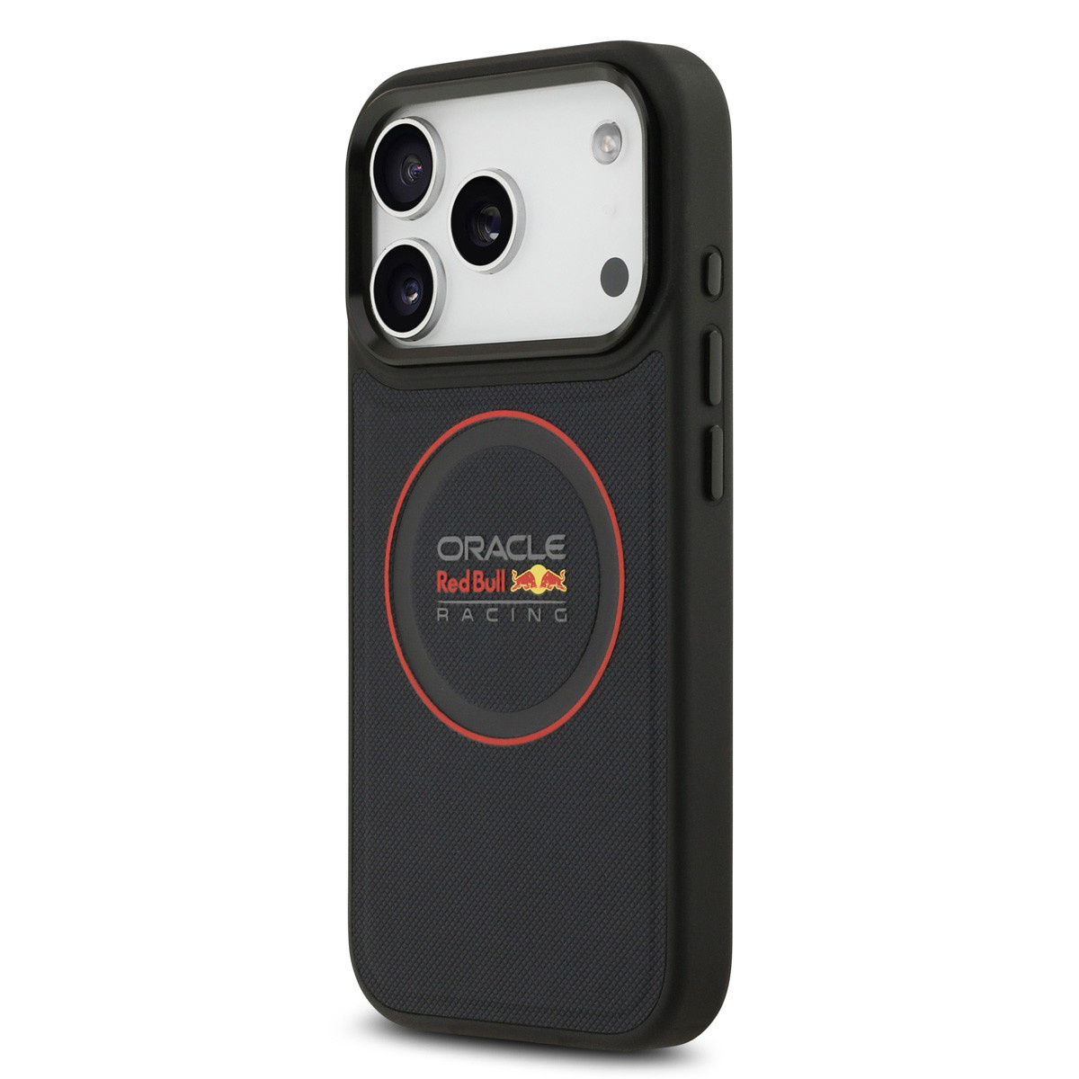 Red Bull Racing Red Bull Racing iPhone 17 Pro Backcover hoesje - Magsafe - Meshed PU Leather - Red Ring Logo - Navy, foto 2 van 6