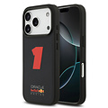 Red Bull Racing Red Bull Racing iPhone 17 Pro/iPhone 18 Pro Coque arrière MagSafe Texture maillée Chiffre 1 en caoutchouc 3D - Bleu marine