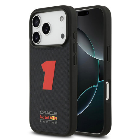 Red Bull Racing Red Bull Racing iPhone 17 Pro Back cover coque - Magsafe - Meshed - 3D Rubber Number 1 - Navy Red Bull Racing Red Bull Racing iPhone 17 Pro Back cover coque - Magsafe - Meshed - 3D Rubber Number 1 - Navy