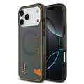 Red Bull Racing Red Bull Racing iPhone 17 Pro Max/iPhone 18 Pro Max Coque arrière MagSafe Double couche Motif MV1 vertical - Gris