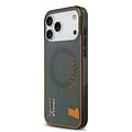 Red Bull Racing Red Bull Racing iPhone 17 Pro Max/iPhone 18 Pro Max Coque arrière MagSafe Double couche Motif MV1 vertical - Gris