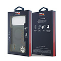 Red Bull Racing Red Bull Racing iPhone 17 Pro Max/iPhone 18 Pro Max Coque arrière MagSafe Double couche Motif MV1 vertical - Gris