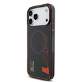 Red Bull Racing Red Bull Racing iPhone 17 Pro Max/iPhone 18 Pro Max Coque arrière MagSafe Double couche Motif MV1 vertical - Bleu marine