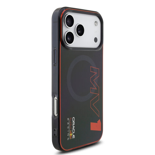 Red Bull Racing Red Bull Racing iPhone 17 Pro Max/iPhone 18 Pro Max Coque arrière MagSafe Double couche Motif MV1 vertical - Bleu marine