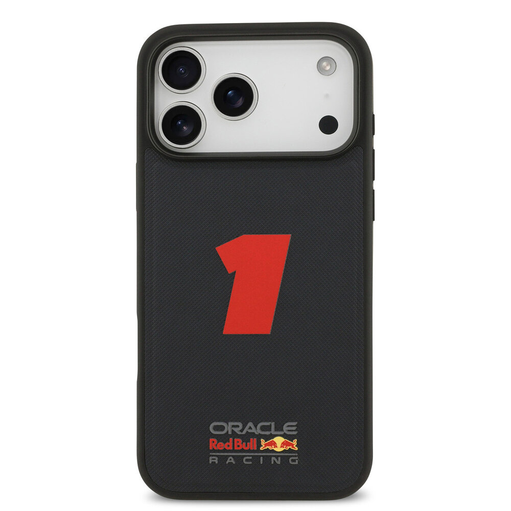 Red Bull Racing Red Bull Racing iPhone 17 Pro Max Back cover coque - Magsafe - Meshed - 3D Rubber Number 1 - Navy Red Bull Racing Red Bull Racing iPhone 17 Pro Max Back cover coque - Magsafe - Meshed - 3D Rubber Number 1 - Navy