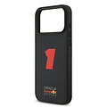Red Bull Racing Red Bull Racing iPhone 17 Pro Max/iPhone 18 Pro Max Coque arrière MagSafe Texture maillée Chiffre 1 en caoutchouc 3D - Bleu marine