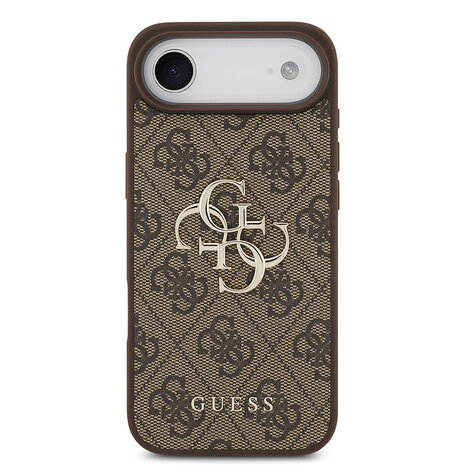 Guess Guess iPhone 17 Air Back cover coque - 4G - Big Metal Logo - Marron Guess Guess iPhone 17 Air Back cover coque - 4G - Big Metal Logo - Marron