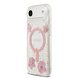 Guess Guess iPhone 17 Air Backcover hoesje - Magsafe - Resin Flowers Design - Roze Guess Guess iPhone 17 Air Backcover hoesje - Magsafe - Resin Flowers Design - Roze