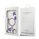 Guess Guess iPhone 17 Back cover coque - Magsafe - Resin Flowers Design - Violet Guess Guess iPhone 17 Back cover coque - Magsafe - Resin Flowers Design - Violet