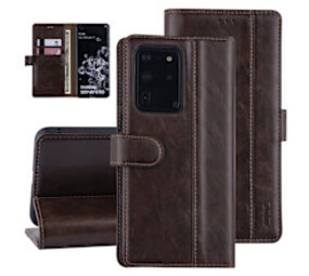 UNIQ Accessory UNIQ Accessory Galaxy S20 Ultra Braun Book-Case hul - Kartenhalter für 3 Karten - Magnetverschluss UNIQ Accessory UNIQ Accessory Galaxy S20 Ultra Braun Book-Case hul - Kartenhalter für 3 Karten - Magnetverschluss