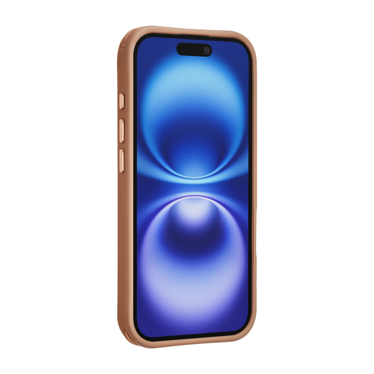 TUNIQ TUNIQ iPhone 16 Pro Backcover hoesje - Built-in Ring Stand - Antishock - Goud, foto 3 van 4