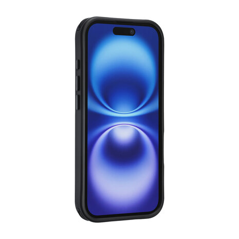 TUNIQ TUNIQ iPhone 17 Backcover hoesje - Built-in Ring Stand - Antishock - Zwart TUNIQ TUNIQ iPhone 17 Backcover hoesje - Built-in Ring Stand - Antishock - Zwart