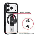 TUNIQ TUNIQ iPhone 17 Pro/iPhone 18 Pro Handyhülle Integrierter Ringständer Stoßfest - Schwarz