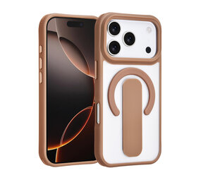 TUNIQ TUNIQ iPhone 17 Pro Back cover coque - Built-in Ring Stand - Antishock - Or TUNIQ TUNIQ iPhone 17 Pro Back cover coque - Built-in Ring Stand - Antishock - Or