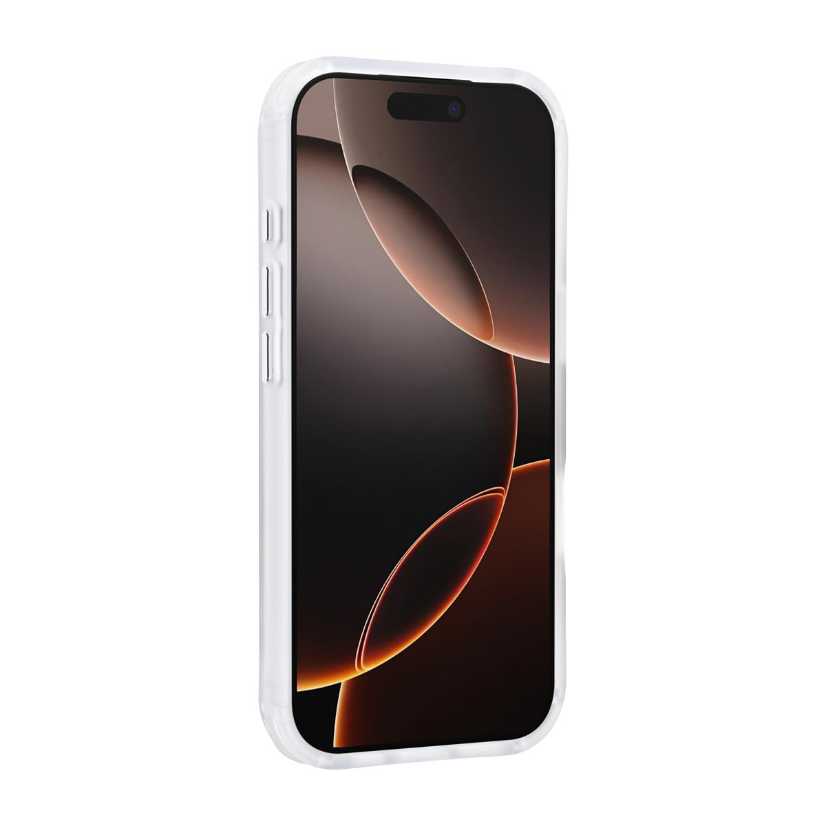 TUNIQ TUNIQ iPhone 17 Pro Backcover hoesje - Built-in Ring Stand - Antishock - Zilver, foto 3 van 4