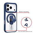 TUNIQ TUNIQ iPhone 17 Pro/iPhone 18 Pro Coque arrière Support anneau intégré Antichoc - Bleu