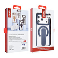 TUNIQ TUNIQ iPhone 17 Pro/iPhone 18 Pro Coque arrière Support anneau intégré Antichoc - Bleu