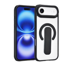 TUNIQ TUNIQ iPhone 17 Air Backcover hoesje - Built-in Ring Stand - Antishock - Zwart TUNIQ TUNIQ iPhone 17 Air Backcover hoesje - Built-in Ring Stand - Antishock - Zwart