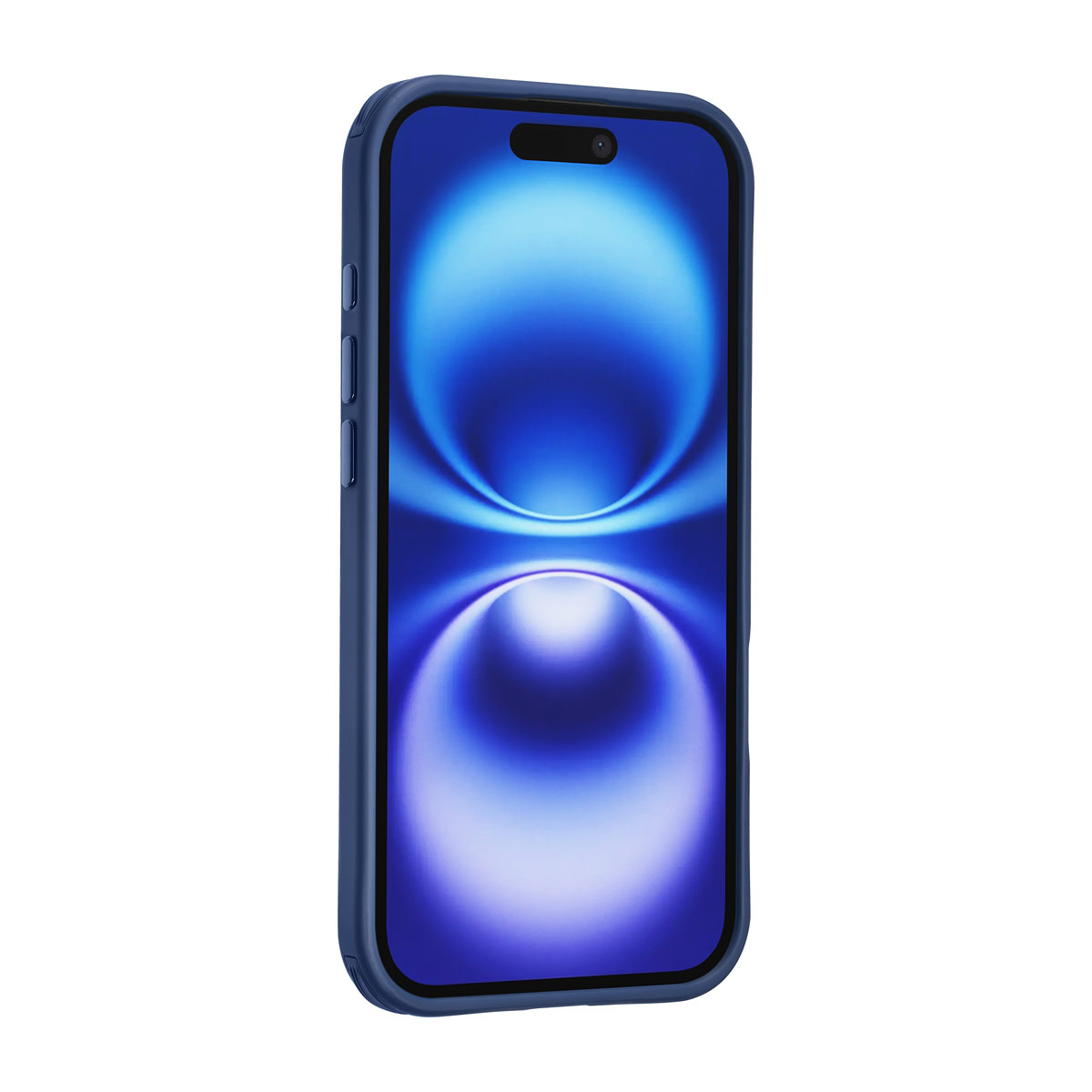 TUNIQ TUNIQ iPhone 17 Air Backcover hoesje - Built-in Ring Stand - Antishock - Blauw, foto 3 van 4