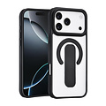 TUNIQ TUNIQ iPhone 17 Pro Max/iPhone 18 Pro Max Coque arrière Support anneau intégré Antichoc - Noir
