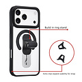 TUNIQ TUNIQ iPhone 17 Pro Max/iPhone 18 Pro Max Coque arrière Support anneau intégré Antichoc - Noir