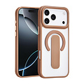 TUNIQ TUNIQ iPhone 17 Pro Max/iPhone 18 Pro Max Coque arrière Support anneau intégré Antichoc - Doré