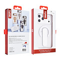 TUNIQ TUNIQ iPhone 17 Pro Max/iPhone 18 Pro Max Coque arrière Support anneau intégré Antichoc - Argenté