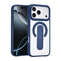 TUNIQ TUNIQ iPhone 17 Pro Max/iPhone 18 Pro Max Coque arrière Support anneau intégré Antichoc - Bleu
