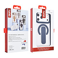 TUNIQ TUNIQ iPhone 17 Pro Max/iPhone 18 Pro Max Handyhülle Integrierter Ringständer Stoßfest - Blau