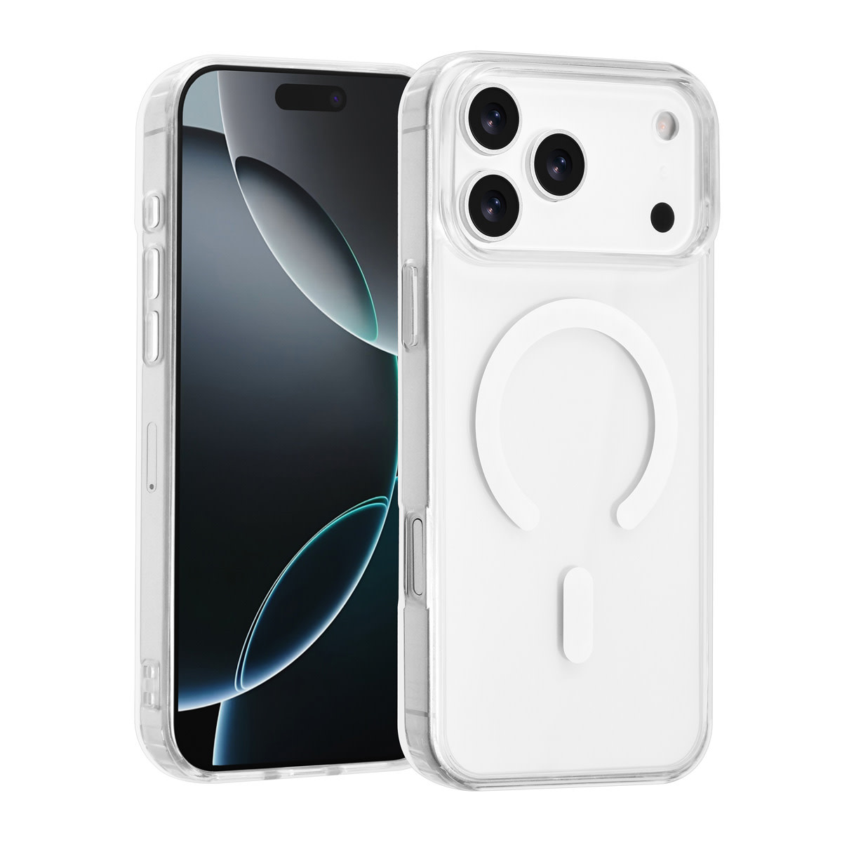 iPhone 17 Pro Max Backcover hoesje - Magsafe - Transparant