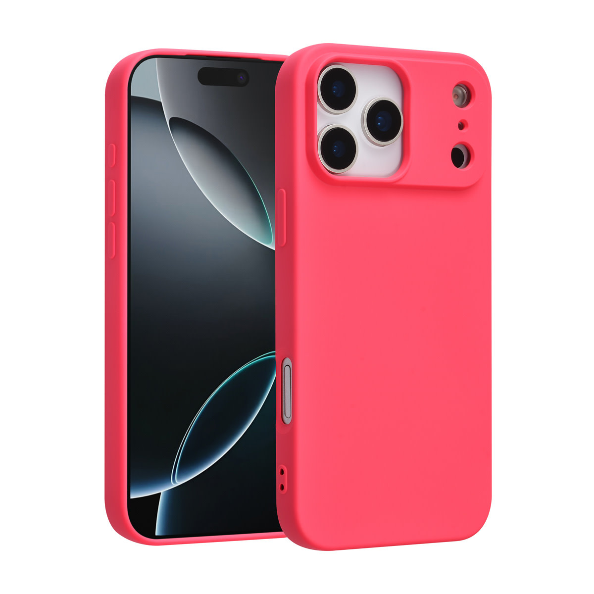 TUNIQ TUNIQ iPhone 17 Pro Max Backcover hoesje - Felroze