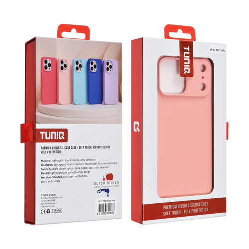TUNIQ TUNIQ iPhone 17 Pro Max/iPhone 18 Pro Max Coque arrière - Rose saumon