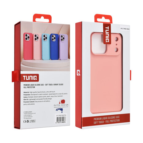 TUNIQ TUNIQ iPhone 17 Pro Max Back-Cover hul - Lachsrosa TUNIQ TUNIQ iPhone 17 Pro Max Back-Cover hul - Lachsrosa
