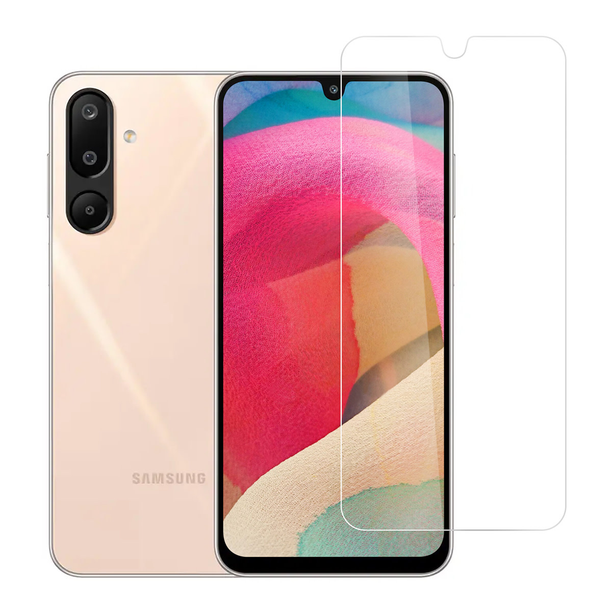TUNIQ box of 10 - TUNIQ Galaxy M16 Screenprotector - Tempered Glass - Transparant