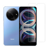 TUNIQ Box of 10 -  TUNIQ Redmi A3 Protecteur D'écran - Tempered Glass - Transparent