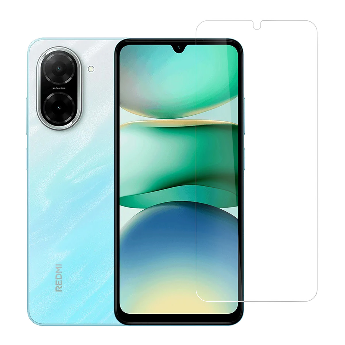 TUNIQ Box of 10 - TUNIQ Redmi A5 4G Screenprotector - Tempered Glass - Transparant