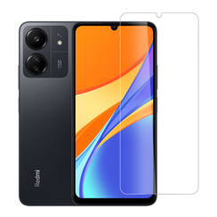 Box of 10 -  TUNIQ Redmi 13C Screenprotector - Tempered Glass - Transparant