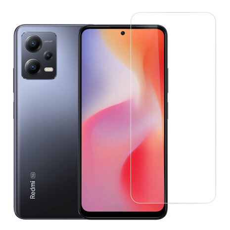 TUNIQ Box of 10 -  TUNIQ Redmi Note 12 Display Schutzglas - Tempered Glass - Transparent