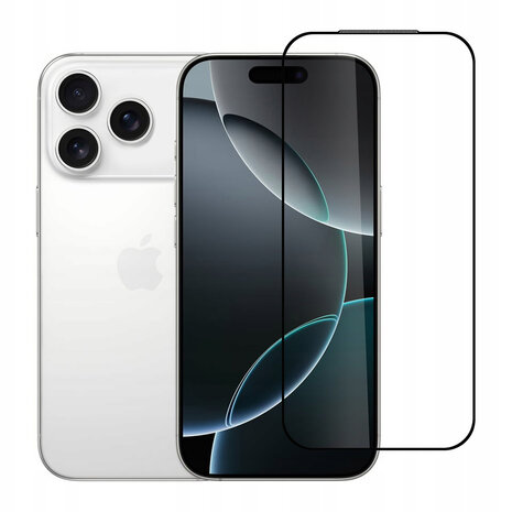 TUNIQ Box of 10 - TUNIQ iPhone 17 Pro Screenprotector - 10D Full coverage Screenprotector - Zwarte Rand TUNIQ Box of 10 - TUNIQ iPhone 17 Pro Screenprotector - 10D Full coverage Screenprotector - Zwarte Rand