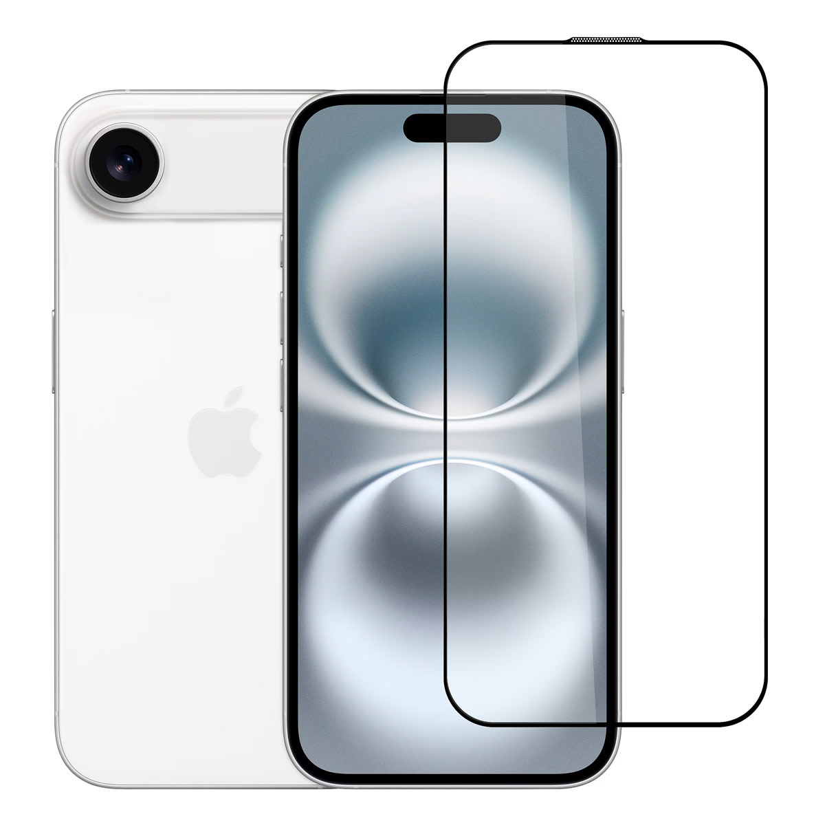 TUNIQ Box of 10 - TUNIQ iPhone 17 Air Screenprotector - 10D Full coverage Screenprotector - Zwarte Rand