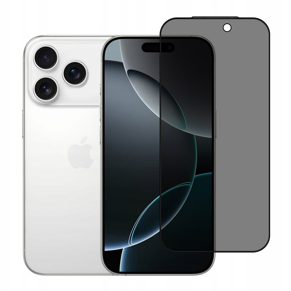 TUNIQ box of 10 - TUNIQ iPhone 17 Pro Screenprotector - Privacy Glass - Zwart