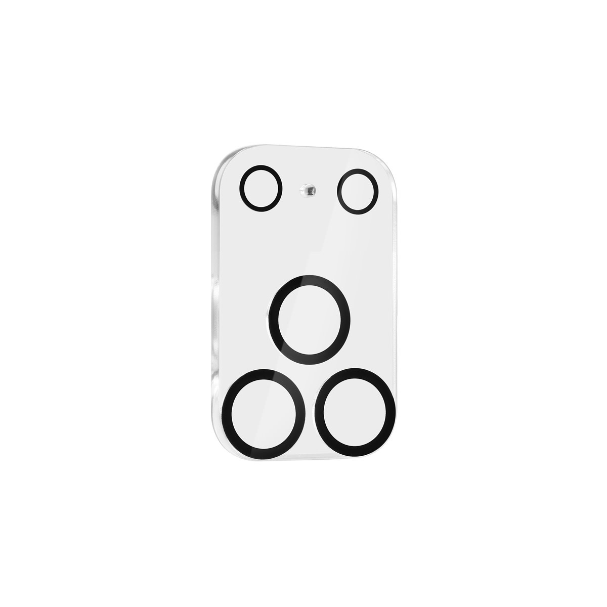 TUNIQ TUNIQ iPhone 17 Pro Lens Protector - Full cover - Transparant, foto 2 van 3