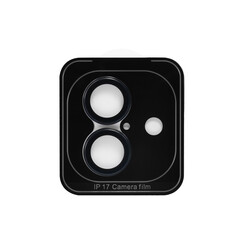 TUNIQ iPhone 17 Lens protector - Tempered Glass - Black