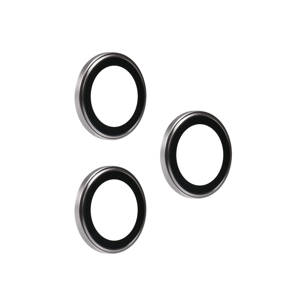 TUNIQ TUNIQ iPhone 17 Pro Lens Protector - Tempered Glass - Grijs TUNIQ TUNIQ iPhone 17 Pro Lens Protector - Tempered Glass - Grijs