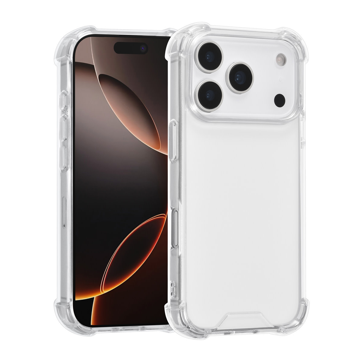 Telefoonhoesje Geschikt voor iPhone 12 Pro Max met Koord en Stootrand