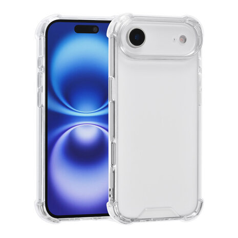 TUNIQ TUNIQ iPhone 17 Air Backcover hoesje - Transparant - Antishock TUNIQ TUNIQ iPhone 17 Air Backcover hoesje - Transparant - Antishock