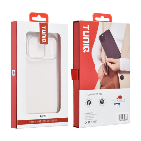 TUNIQ TUNIQ iPhone 17 Pro Back cover case - Transparent TUNIQ TUNIQ iPhone 17 Pro Back cover case - Transparent