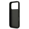 Guess Guess iPhone 17 Pro/iPhone 18 Pro Coque arrière 4G Grand logo métallique Bord doré - Noir
