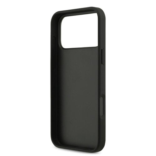 Guess Guess iPhone 17 Pro Max/iPhone 18 Pro Max Handyhülle 4G Großes Metalllogo - Schwarz